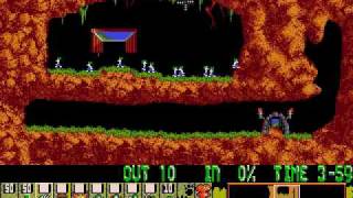 Lemmings music  PC DOS Level 01 Just Dig [upl. by Anirrok371]