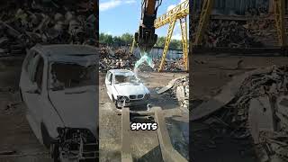 This Guy is Tearing Old Car Using Excavator [upl. by Otreblada]