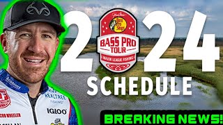 BREAKING NEWS  2024 Major League Fishing Schedule [upl. by Senzer]