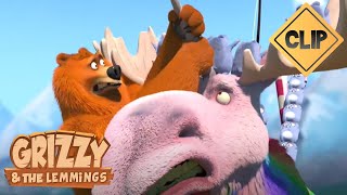 🦄Une licorne débarque dans le monde de Grizzy🐻  Grizzy amp les Lemmings [upl. by Alrrats]