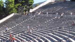 théâtre dÉpidaure grèce  Epidaurus theatre greece  希臘 埃皮達魯斯 [upl. by Kcirted]