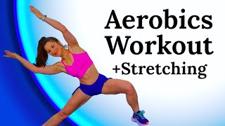 Aerobics Workout  Fascia Stretching amp Nerve Flossing Cardio Barre Aerobic Dance Fitness Exercise [upl. by Negroj558]