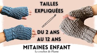 Comment faire des MITAINES au crochet SANS COUTURE  Facile Rapide Pas cher  Lou Passion ⭐️ [upl. by Sundin271]