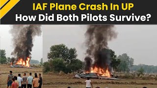 Army Plane Crash IAF Jet Crashes Near Agra How The Pilots Escaped amp What Caused The Crash [upl. by Lyford]