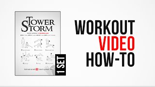 Tower Storm Workout  HowTo   One Set  by DAREBEE [upl. by Rehtse]