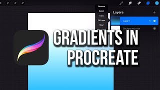 3 Ways to Make Gradients in Procreate [upl. by Eilak641]