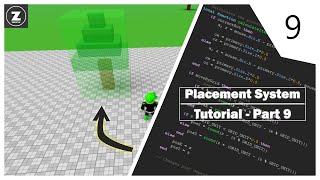 Placement System Tutorial  P9 Roblox Studio [upl. by Darlleen]