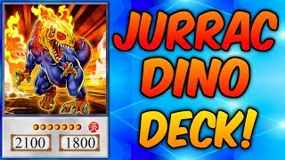 How to use a JURRAC DINOSAUR DECK Yugioh Roleplay Deck Learning [upl. by Eenal]