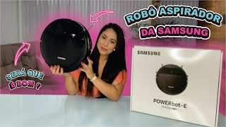 ROBÔ ASPIRADOR DA SAMSUNG ASPIRA E PASSA PANO POWERBOTe VR5000 SERÁ QUE É BOM [upl. by Asiar]