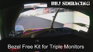 BBJ SimRacing Bezel Free Kit Overview and Fitting [upl. by Ennaeel]