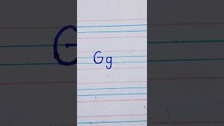 How to write G in cursive writing  az cursive writing shorts cursivewriting interactivewriting [upl. by Vanderhoek]