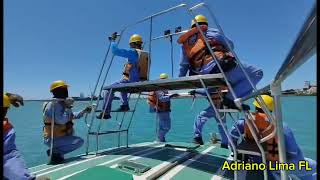 os amarradores portuários do porto de Fortaleza 🇧🇷 [upl. by Ivzt]