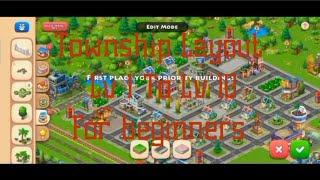 Township design For beginners  Lv 1 To Lv 10  Township Layout  PAGAL GAMERZ [upl. by Asiek568]