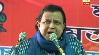 Mithun mentions ABP AnandaNielsen survey is his speech at a TMC poll rally [upl. by Sharai399]