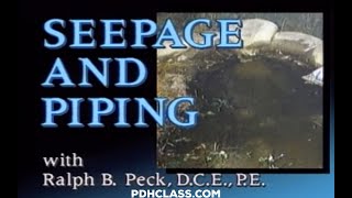 Seepage and Piping Tape 1 [upl. by Floyd848]