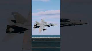 F18 flyby dcs dcsupdate aircraftcarrier fastjet flyby lowlevel gamingshorts gaming fight [upl. by Corey]