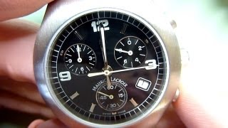 How to fit a new quartz watch movement Watch repair techniques ETA 251262 chronograph [upl. by Adnarahs581]