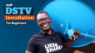 How To Install DSTV Dish By Yourself Pt 2 Full Installation [upl. by Aljan]