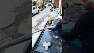 Glass Profile door cutting shortvideo kitchendesign trending homedesign interiordesign youtube [upl. by Ailedo128]