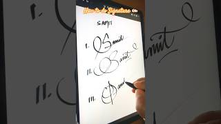 How to do signature great name calligraphy [upl. by Zorina]