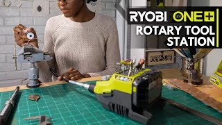 QUIETEST Rotary Tool in its Class  RYOBI 18V ONE Rotary Tool Station [upl. by Abita]