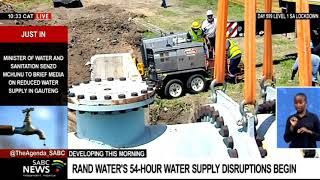 Rand Water says there will not be a total shutdown of water  Chriselda Lewis updates [upl. by Furlani963]