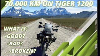 70000 Kilometer review Triumph Tiger 1200 Rally Exlorer RTW [upl. by Amice]