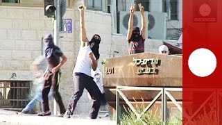 Video violence in Jerusalem after Palestinian teen found dead [upl. by Adnorhs883]