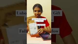 Nykaa Prive Birthday Gift 2024✨️nykaa gift shorts shortsfeed youtubeshorts [upl. by Reeva20]