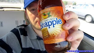 Reed Reviews Snapple Peach Tea [upl. by Laynad]