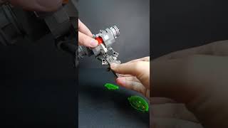 A quick demo of how the waist works with pistons mech lego robot [upl. by Anelam]