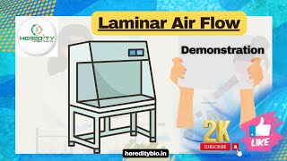 Laminar Air Flow Demonstration Heredity Biosciences [upl. by Imoyaba]