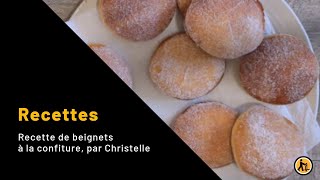 Recette de beignets à la confiture par Christelle [upl. by Wilona]