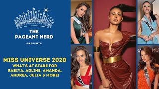 What’s at Stake for Rabiya Adline Andrea Natasha Amanda A Miss Universe 2020 Preview TPN22 [upl. by Petulah]