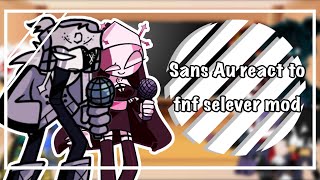 Sans Au React To FRIDAY NIGHT FUNKIN Sarvente’s MidFight Masses [upl. by Acirt793]