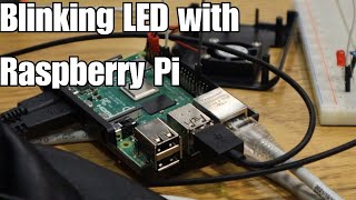 Raspberry Pi Blinking LED Tutorial [upl. by Alrrats]