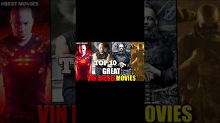 Top 10 Great Vin Diesel movies list movie actionmovies trending actionthriller [upl. by Osrick]