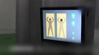 Active Millimeter Wave Body Scanner Terahertz Body Scanner [upl. by Eanaj]