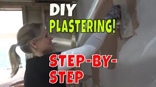 🔨 DIY Plastering Adventure My First Attempt and Beginners Guide 🔨 [upl. by Yelsa]