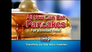 TV Commercial  IHOP Signature Pancakes  The All You Can Eat Pancakes are Back [upl. by Ramedlav]