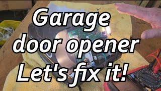 How to Fix a Garage Door Opener  No Response to Button or Remote Control Securalift Repair [upl. by Aesoh]