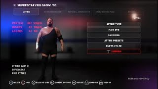 WWE 2K18 Big Show WWE RAW 2006 Attire [upl. by Yesdnil]