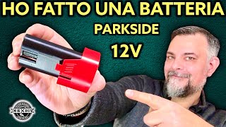 Ho ricreato anche una batteria Parkside 12V con la stampante 3D Flashforge adventurer 5M pro Lidl [upl. by Eidac]