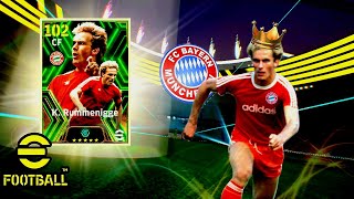 King Rummenigge‼️ 🟢🟢🟢💪💣⛔️Booster epic Rummi built different  efootball 24 mobile [upl. by Hallock]