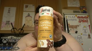 Juomatesti Segafredo Vanilla Espresso  milk Dark Roast [upl. by Noiroc409]