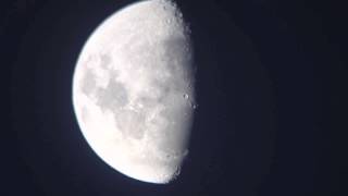 Moon through a Baader Hyperion 36mm Aspheric lens [upl. by Anot]