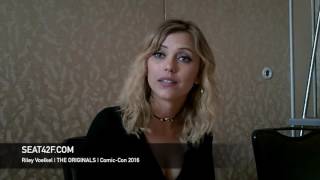 Riley Voelkel THE ORIGINALS Interview Comic Con 2016 [upl. by Doralia]