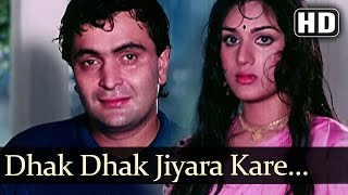 Dhak Dhak Jiyara Kare  Rishi Kapoor  Meenakshi  Gharana  Bollywood Songs  Laxmikant Pyarelal [upl. by Ahsilyt]