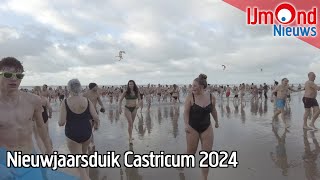 Nieuwjaarsduik Castricum 2024 [upl. by Catharine]