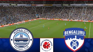 Mumbai City FC vs Bengaluru FC  ISL 202425  eFootball Match [upl. by Nnahsal992]